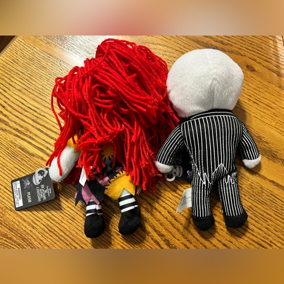 Disney Jack Skellington And Sally plush character The Nightmare Before Christmas - Picture 2 of 12